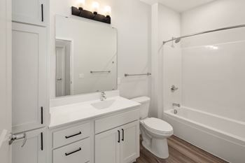 Granite inspired cultured marble windowsills & bathroom countertops